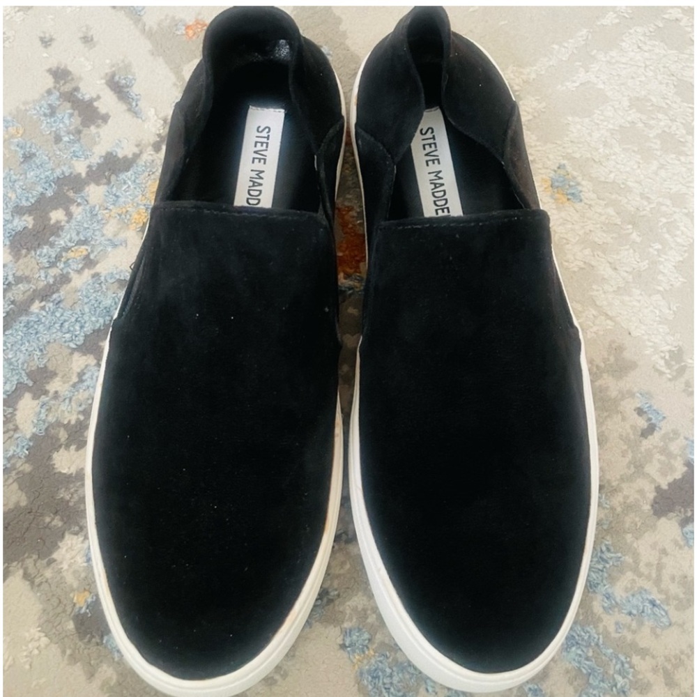Steve Madden Black Suede WOMEN Sneakers